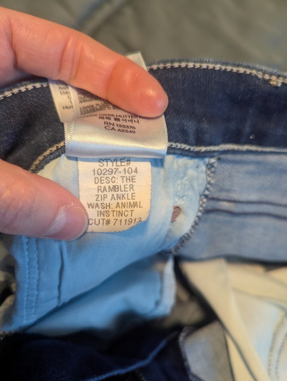 MOTHER Dark Wash High-Rise Cropped Straight Jeans - Picture 6 of 6